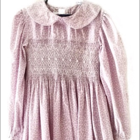 🌸SOLD!🌸 {Strasburg, 10Y} lilac Smocked dress - Picture 2 of 7